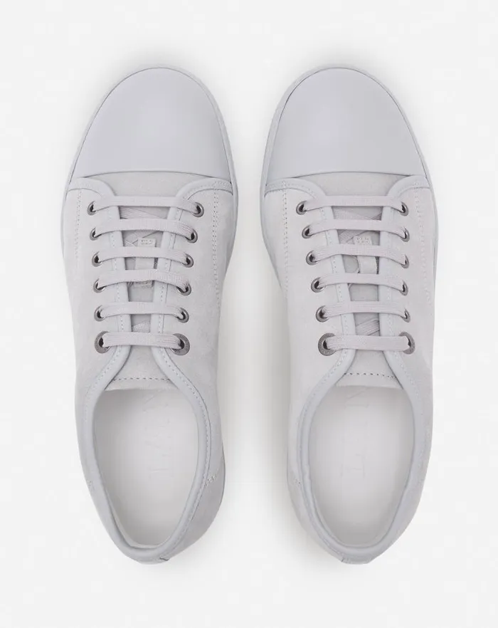 Men Lanvin Sneakers Dbb1 Leather And Suede Sneakers Light Greylight Grey Men Lanvin Sneakers Dbb1 Leather And Suede Sneakers Light Greylight Grey