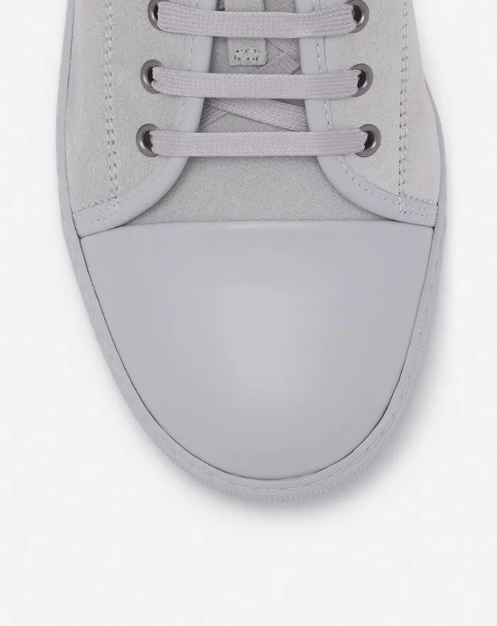 Men Lanvin Sneakers Dbb1 Leather And Suede Sneakers Light Greylight Grey Men Lanvin Sneakers Dbb1 Leather And Suede Sneakers Light Greylight Grey