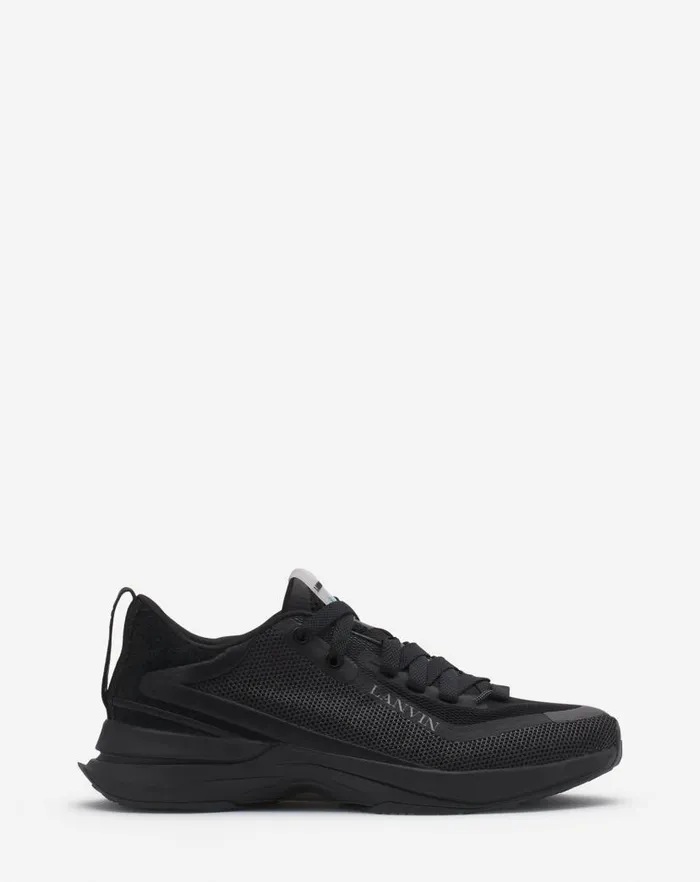 Men Lanvin Sneakers Li Mesh Sneakers Blackblack