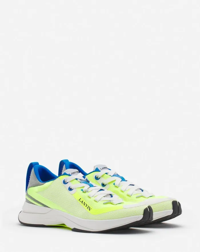 Men Lanvin Sneakers Li Mesh Sneakers Optic Whitegreen Men Lanvin Sneakers Li Mesh Sneakers Optic Whitegreen