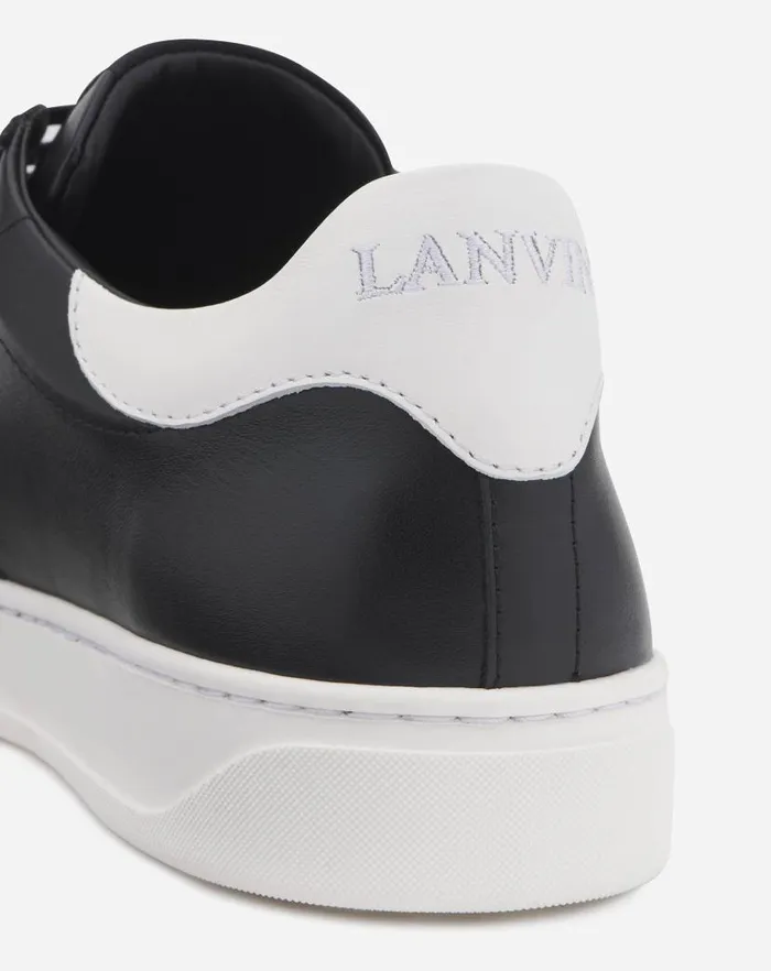 Men Lanvin Sneakers Leather Ddb0 Sneakers Blackwhite