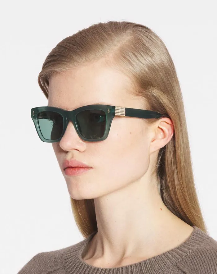 Men Lanvin Sunglasses Concerto Sunglasses Dark Jade Men Lanvin Sunglasses Concerto Sunglasses Dark Jade