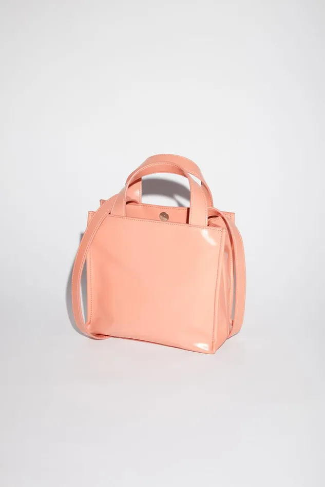 Men Logo Mini Shoulder Tote Bag Salmon Pink Acne Studios Bags