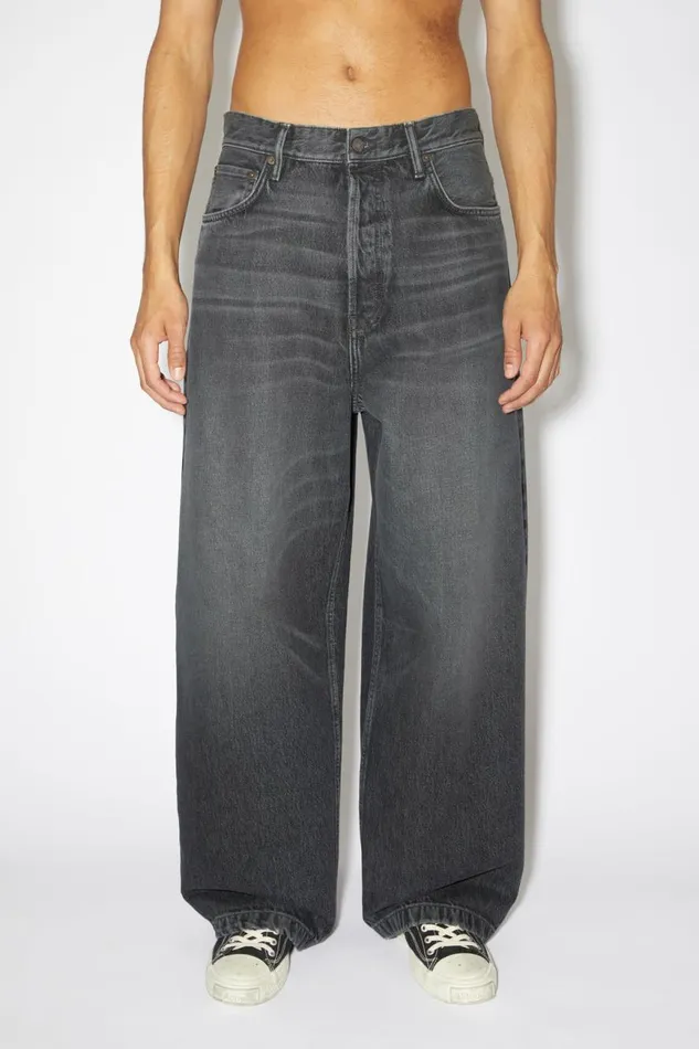 Men Loose Fit Jeans 8211 1989 Black Acne Studios Jeans
