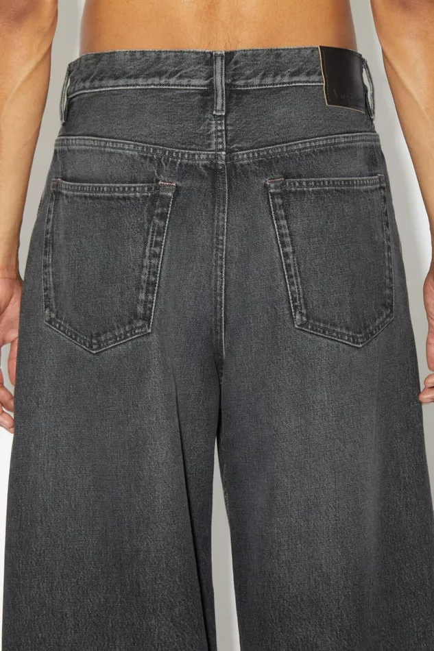 Men Loose Fit Jeans 8211 1989 Black Acne Studios Jeans