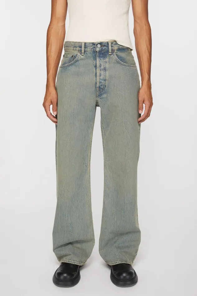 Men Loose Fit Jeans 8211 2021M Bluebeige Acne Studios Jeans
