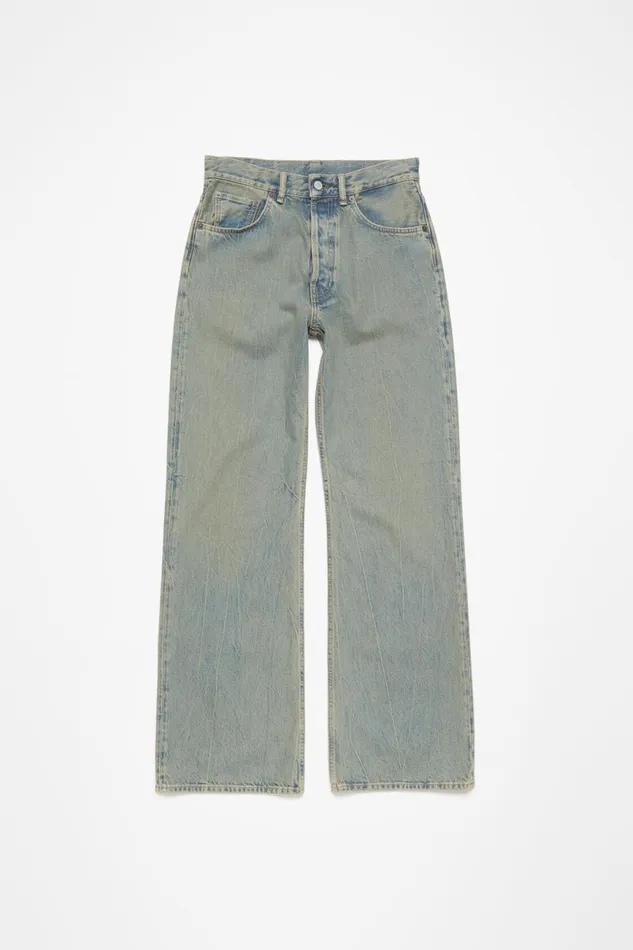 Men Loose Fit Jeans 8211 2021M Bluebeige Acne Studios Jeans