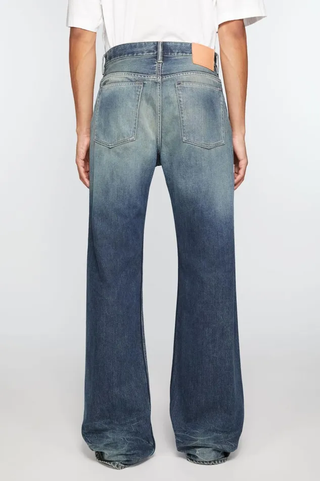Men Loose Fit Jeans 8211 2021M Mid Blue Acne Studios Jeans