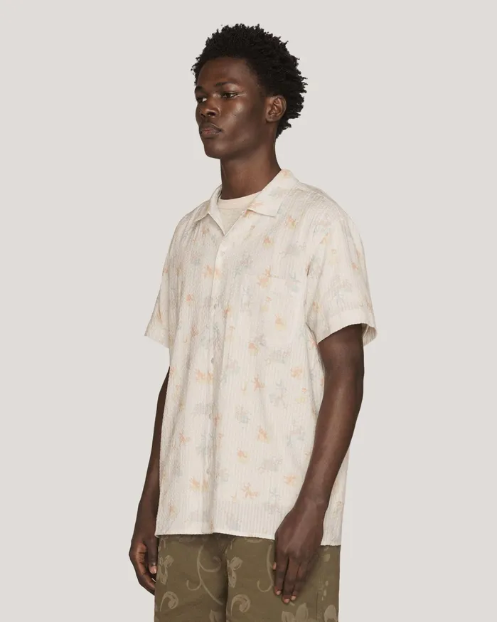 Men Malick Shirt Ecru YMC Shirts