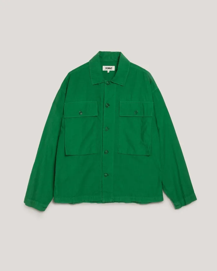 Men Military Shirt Green YMC Shirts