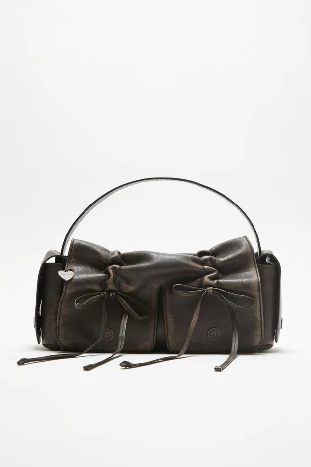 Men Multipocket Bag Dark Brownbeige Acne Studios Bags