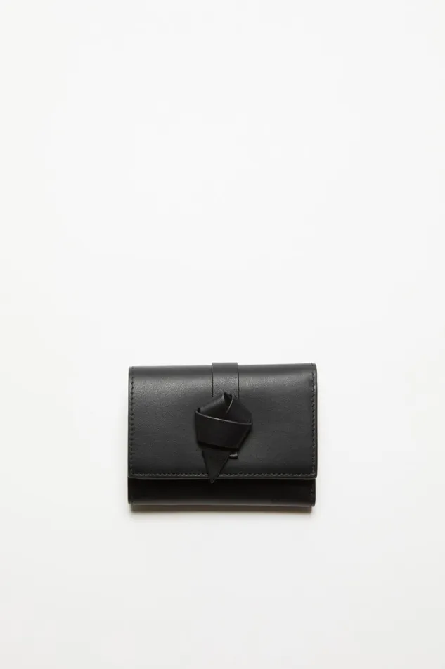Men Musubi Folded Wallet Black Acne Studios Bags