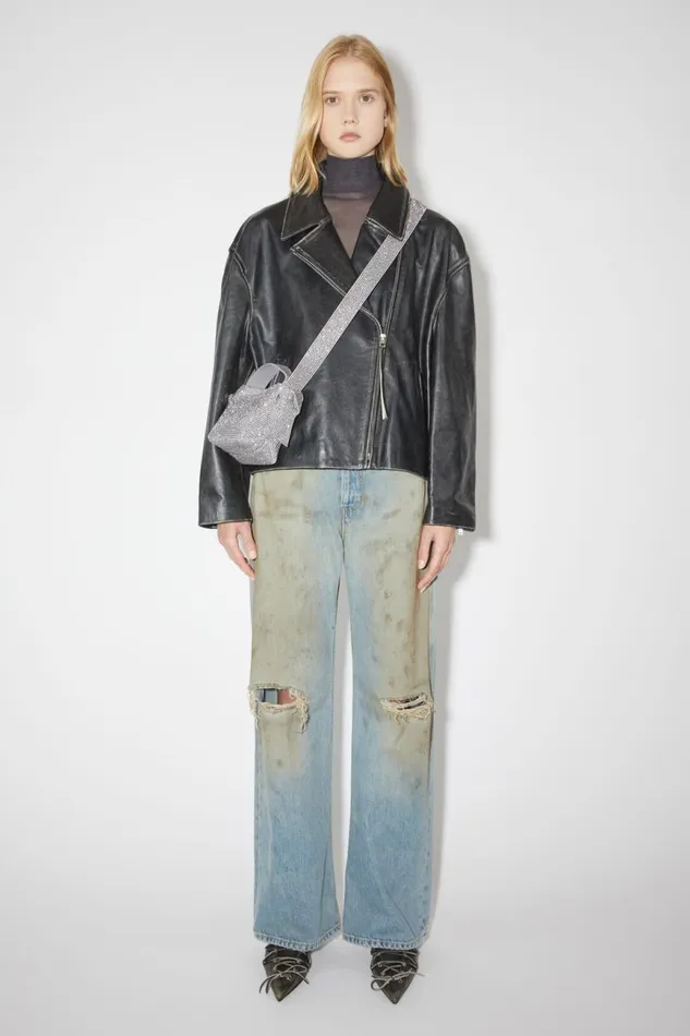 Men Musubi Micro Shoulder Bag Grey Acne Studios Bags