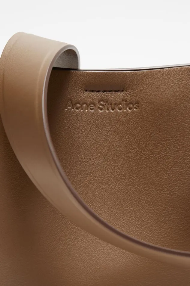 Men Musubi Micro Tote Camel Brown Acne Studios Bags