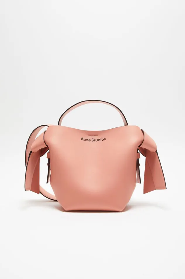 Men Musubi Mini Shoulder Bag Salmon Pink Acne Studios Bags