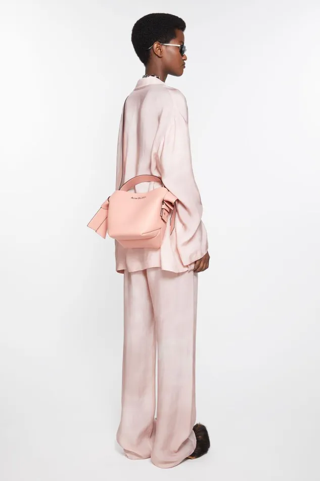 Men Musubi Mini Shoulder Bag Salmon Pink Acne Studios Bags