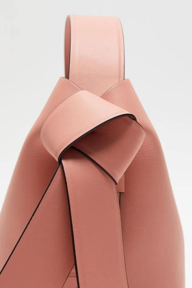 Men Musubi Mini Shoulder Bag Salmon Pink Acne Studios Bags
