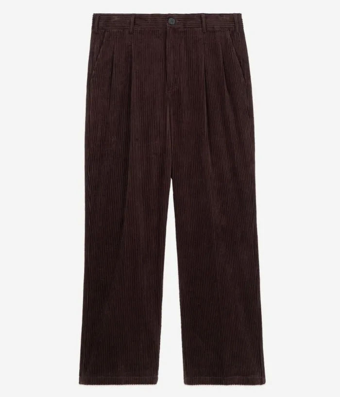 Men Pants and Shorts THE KOOPLES Brown Corduroy Trousers Men Pants and Shorts THE KOOPLES Brown Corduroy Trousers