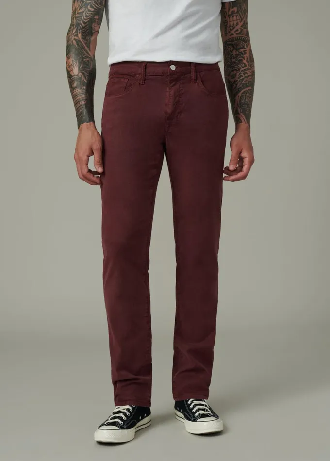 Men Pants Trousers Joe039s Jeans THE BRIXTON TWILL Merlot