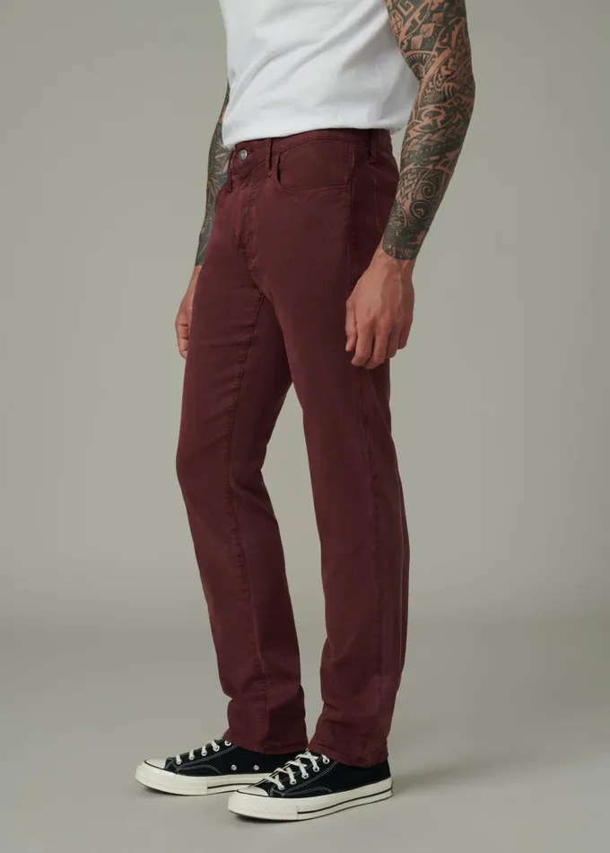 Men Pants Trousers Joe039s Jeans THE BRIXTON TWILL Merlot
