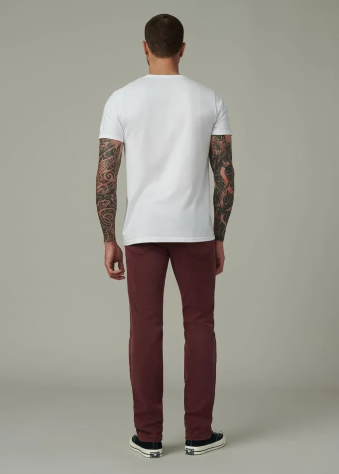 Men Pants Trousers Joe039s Jeans THE BRIXTON TWILL Merlot
