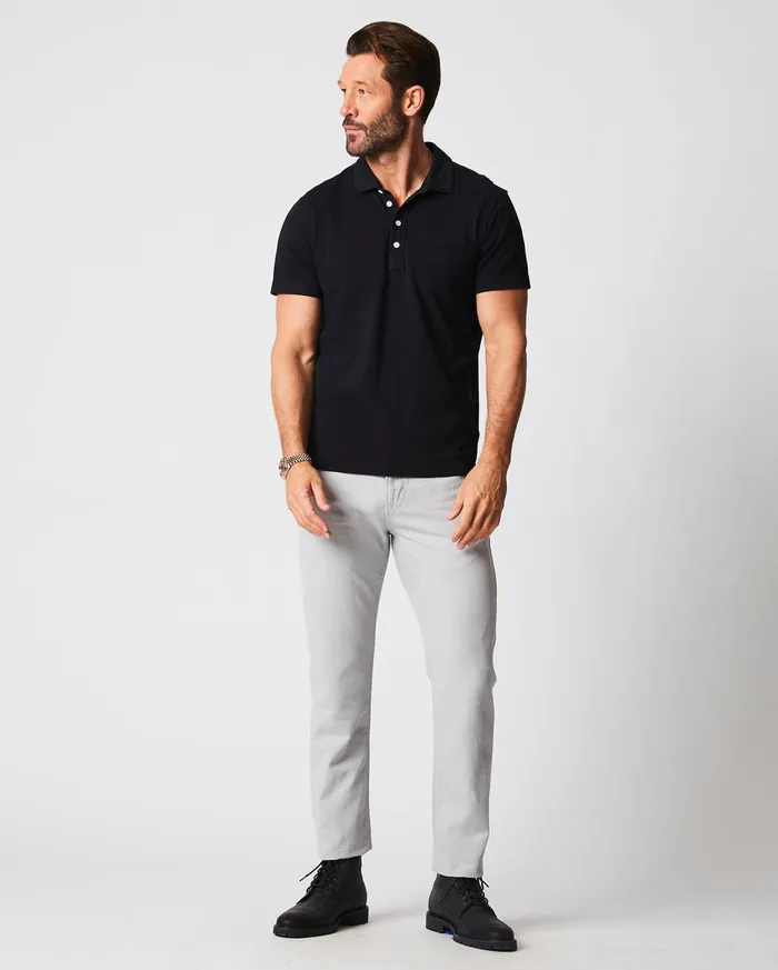 Men Pensacola Polo Black Billy Reid Polos Tees and Henleys