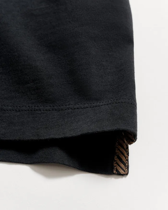 Men Pensacola Polo Black Billy Reid Polos Tees and Henleys