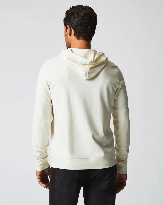 Men Practice Hoodie Tinted White Billy Reid Sweaters and Sweatshirts