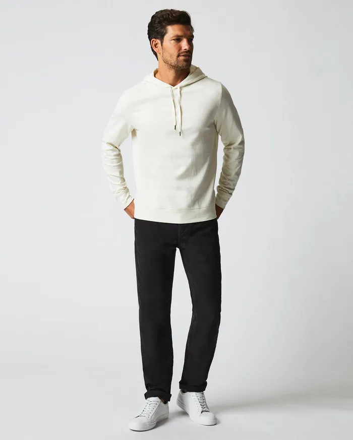 Men Practice Hoodie Tinted White Billy Reid Sweaters and Sweatshirts