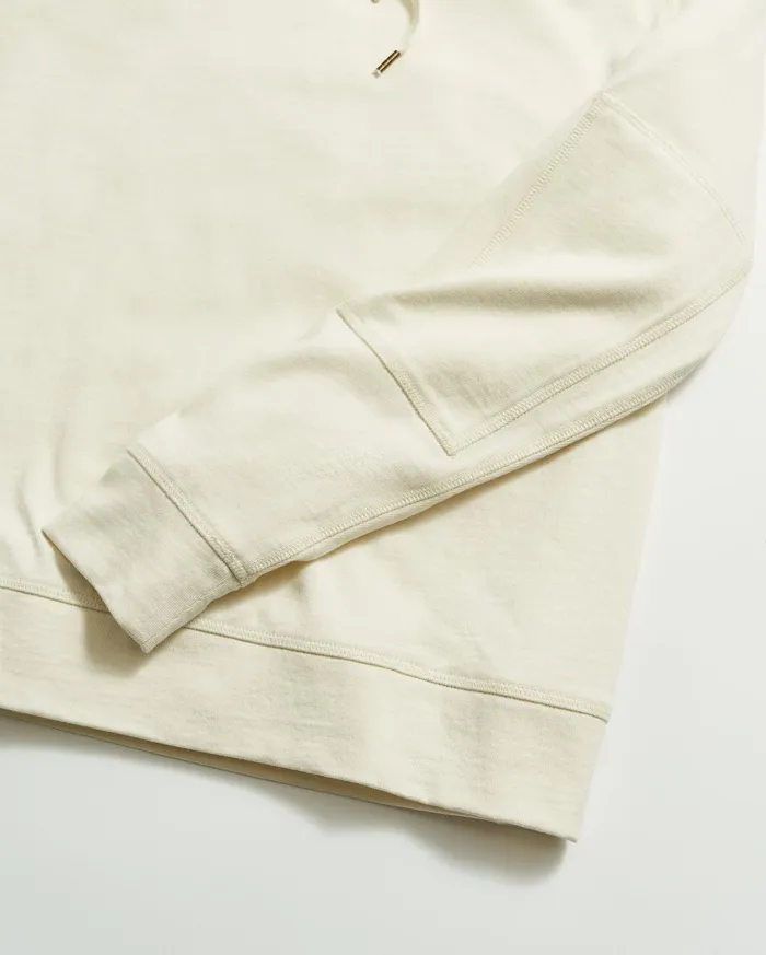 Men Practice Hoodie Tinted White Billy Reid Sweaters and Sweatshirts