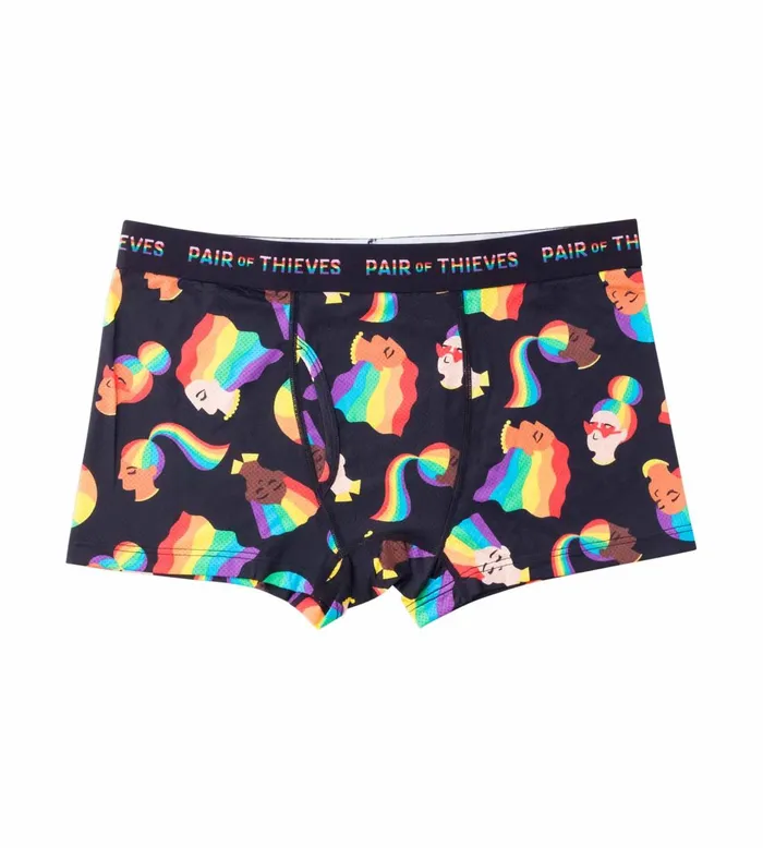 Men Pride Superfit Trunks Black Underwear 1 Pack Pair Of Thieves Trunks