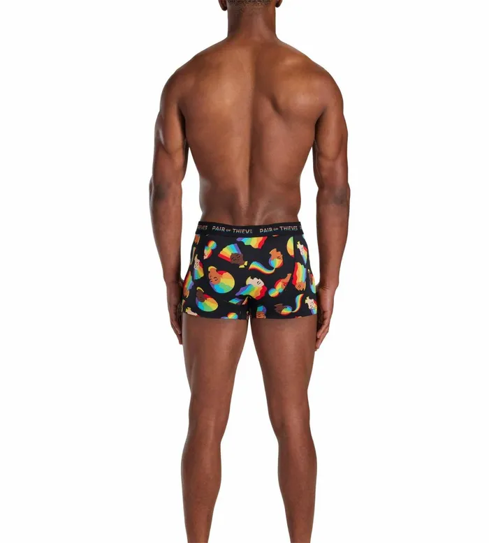 Men Pride Superfit Trunks Black Underwear 1 Pack Pair Of Thieves Trunks