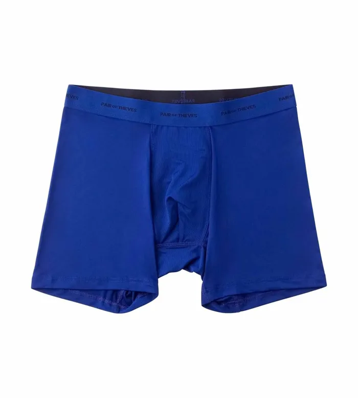 Men Quick Dry Action Blend Boxer Briefs Blue Underwear 3 Pack Pair Of Thieves Boxer Briefs