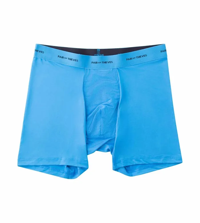 Men Quick Dry Action Blend Boxer Briefs Blue Underwear 3 Pack Pair Of Thieves Boxer Briefs
