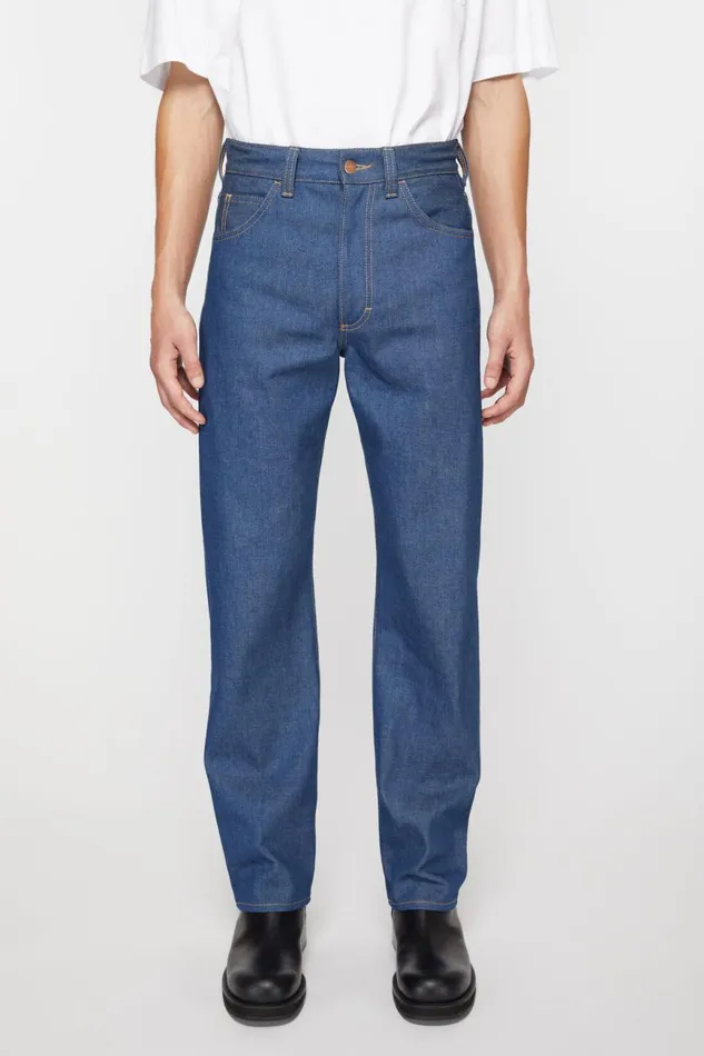 Men Regular Fit Jeans 8211 1950 Pale Indigo Acne Studios Jeans
