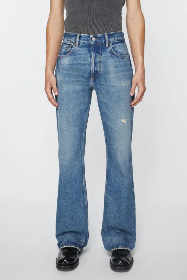 Men Regular Fit Jeans 8211 1992 Mid Blue Acne Studios Jeans