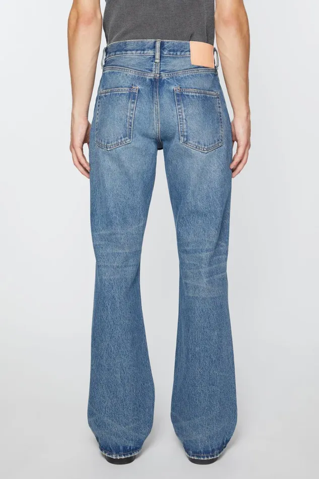 Men Regular Fit Jeans 8211 1992 Mid Blue Acne Studios Jeans