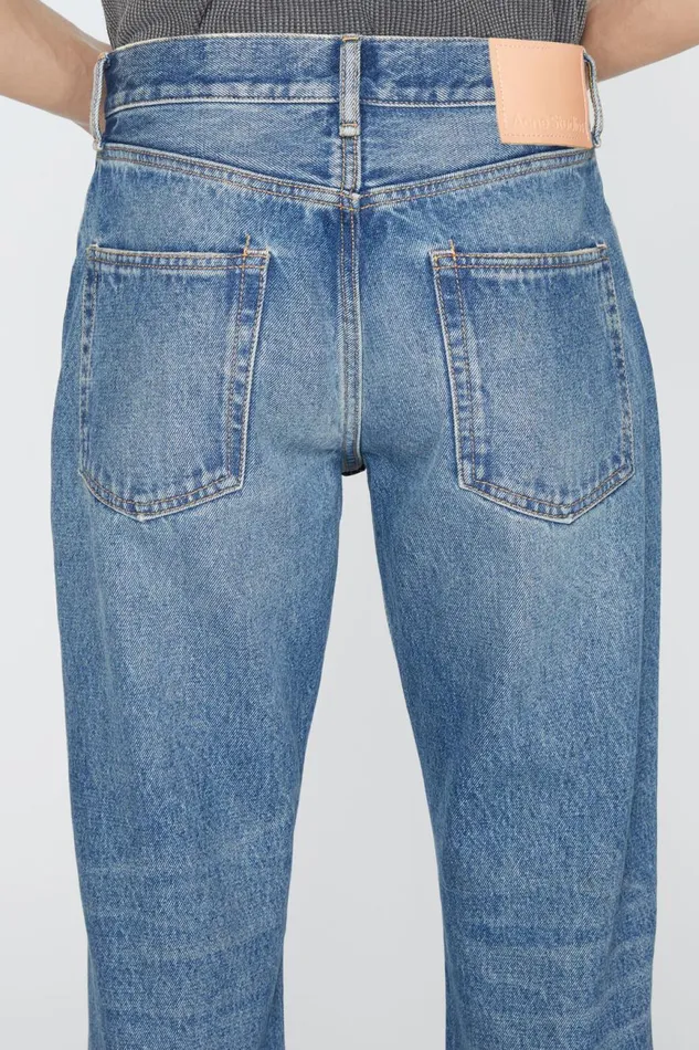 Men Regular Fit Jeans 8211 1992 Mid Blue Acne Studios Jeans