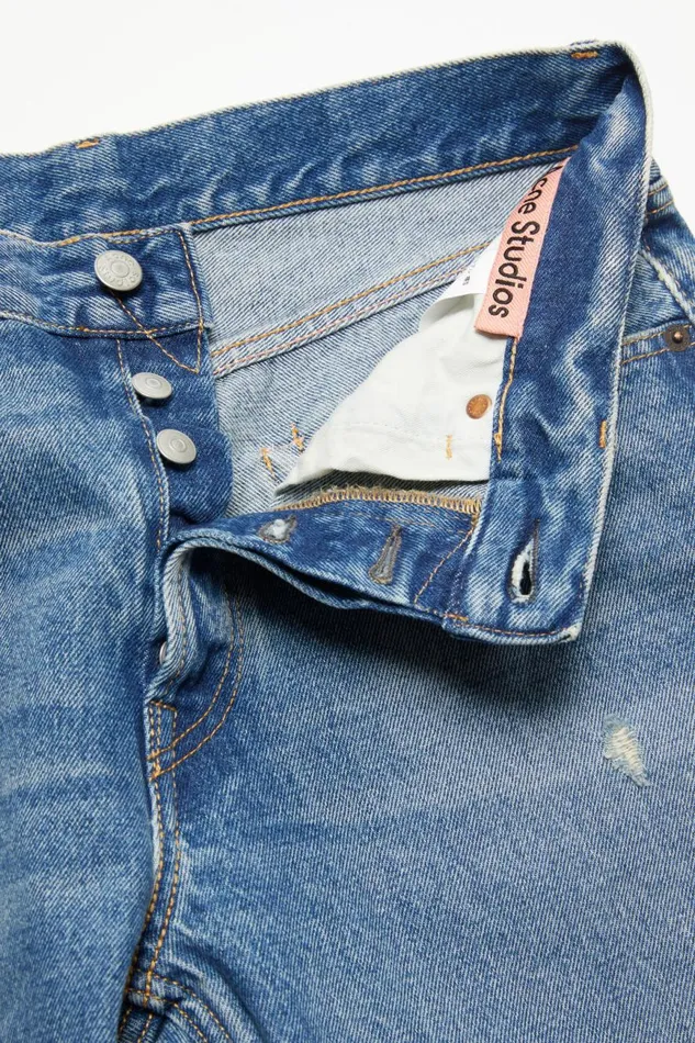 Men Regular Fit Jeans 8211 1992 Mid Blue Acne Studios Jeans
