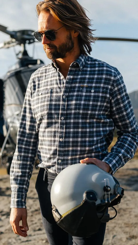 Men Shirts NZA New Zealand Auckland Blue And White Checkered Flannel Shirt 8211 Tin Blue Men Shirts NZA New Zealand Auckland Blue And White Checkered Flannel Shirt 8211 Tin Blue