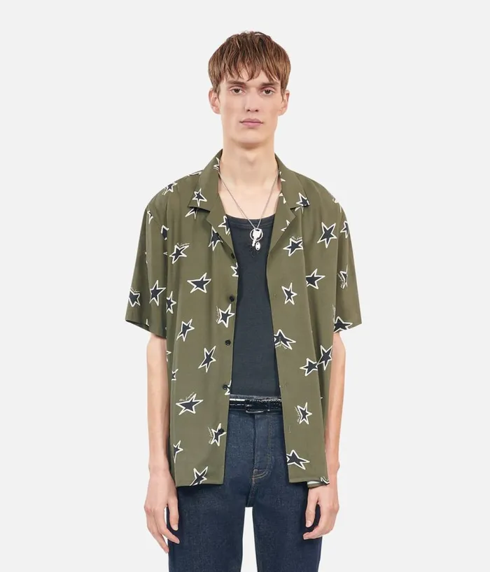 Men Shirts THE KOOPLES Shortsleeved Printed Shirt