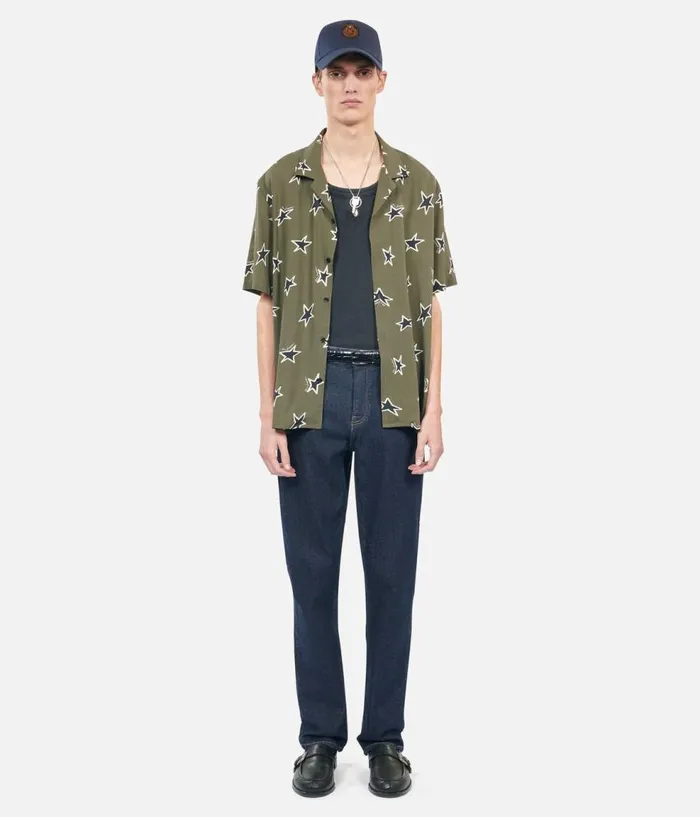 Men Shirts THE KOOPLES Shortsleeved Printed Shirt Men Shirts THE KOOPLES Shortsleeved Printed Shirt