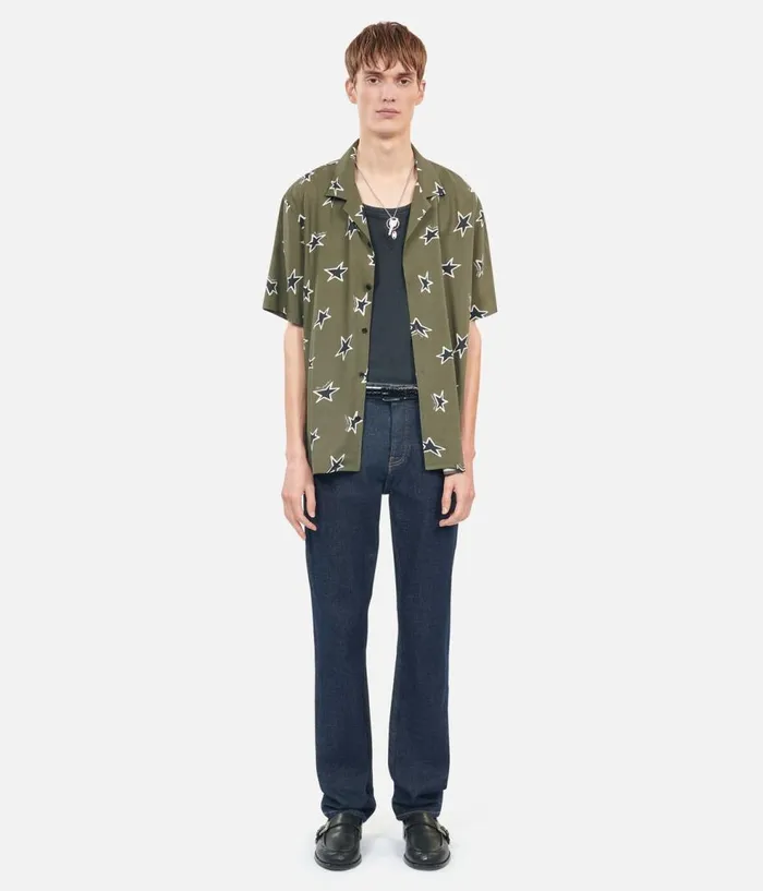 Men Shirts THE KOOPLES Shortsleeved Printed Shirt Men Shirts THE KOOPLES Shortsleeved Printed Shirt
