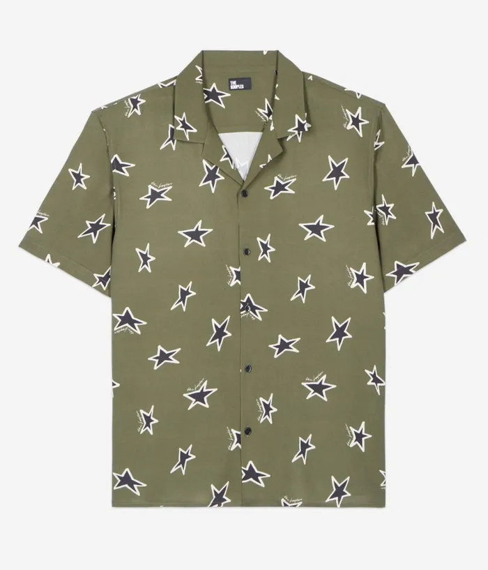 Men Shirts THE KOOPLES Shortsleeved Printed Shirt Men Shirts THE KOOPLES Shortsleeved Printed Shirt
