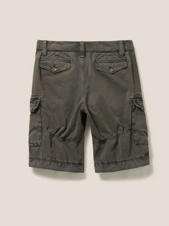 Men SHORTS White Stuff Halsall Organic Cargo Short Pure Black Men SHORTS White Stuff Halsall Organic Cargo Short Pure Black