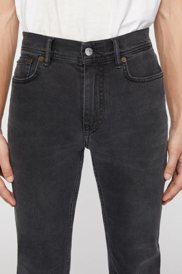 Men Skinny Fit Jeans 8211 North Used Black Acne Studios Jeans