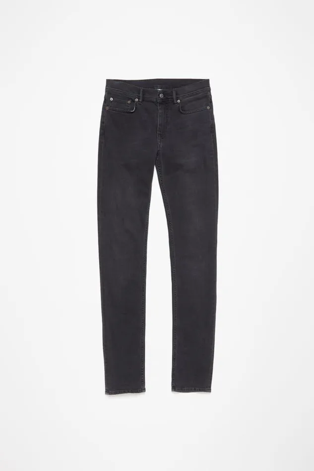 Men Skinny Fit Jeans 8211 North Used Black Acne Studios Jeans