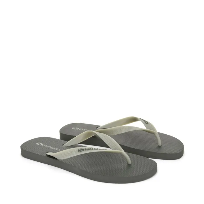 Men Slippers Man 4121 FLIP FLOPS FlipFlop MILITARY GREENGREY SAGE Superga Flip Flop