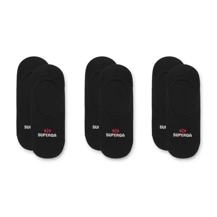 Men Socks Unisex SPNOOS10 LINER 3PACK Inliner BLACK Superga Socks