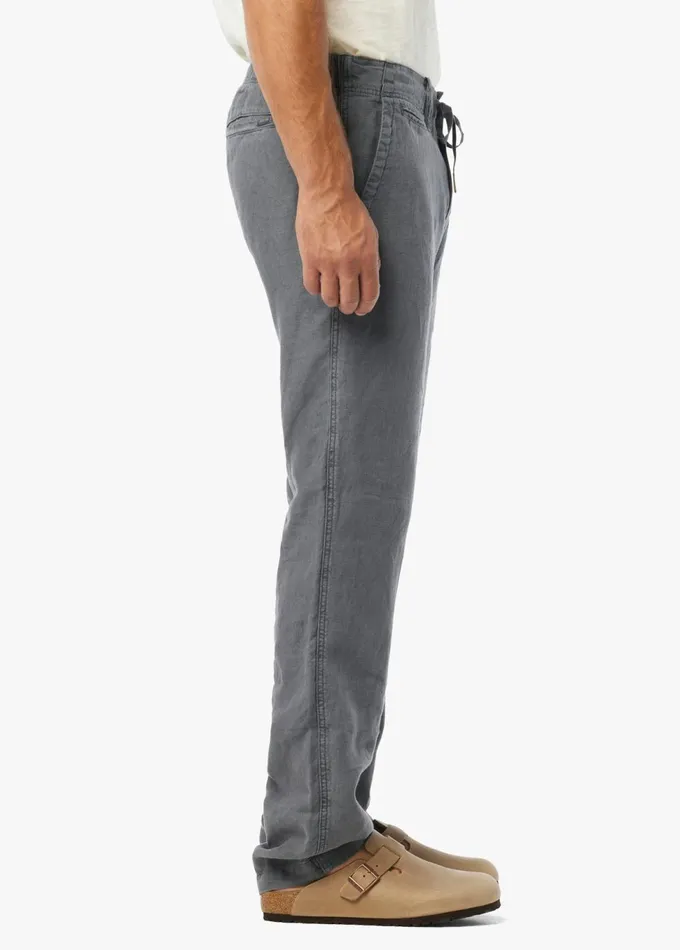 Men Special Inseams Joe039s Jeans EMERSON LINEN PANT Smoke